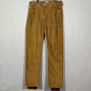 J.Crew 484 Stretch Corduroy Pants Size 28X30 Brown Retro Preppy Classic NWT